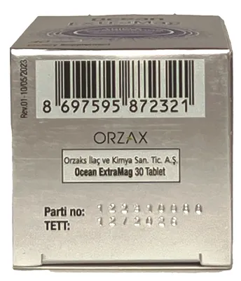 Магній Orzax Ocean Extramag, 30 таблеток