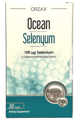 Селен Orzax Ocean Selenyum 100 мкг, 30 таблеток