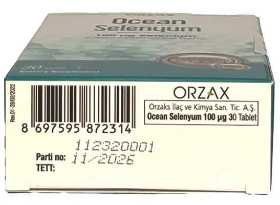 Селен Orzax Ocean Selenyum 100 мкг, 30 таблеток