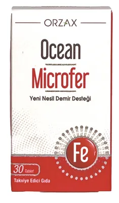 Залізо Orzax Ocean Microfer, 30 таблеток
