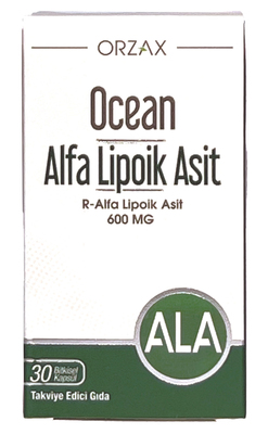Альфа-ліпоєва кислота Orzax Ocean Alpha Lipoic Acid 600 мг, 30 капсул