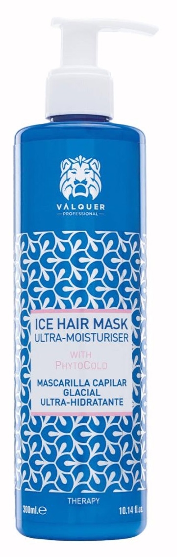 Маска Valquer Ice Hair Mask Ultra-Moisturiser ультраувлажнение волос, 300 мл