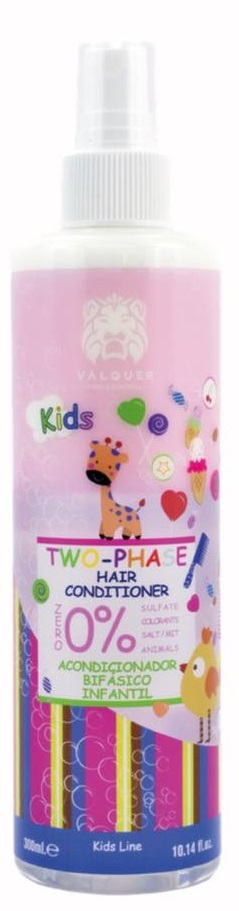 Спрей-кондиционер Valquer Kids для волос двухфазный детский мягкая формула, 300 мл