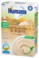 Каша безмолочна Humana органічна цільнозернова 5 Злаків для дітей з 6 місяців, 200 г
