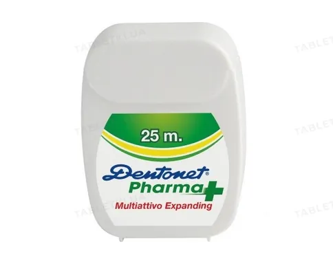 Зубна нитка Dentonet Pharma мультиактивна, 25 м
