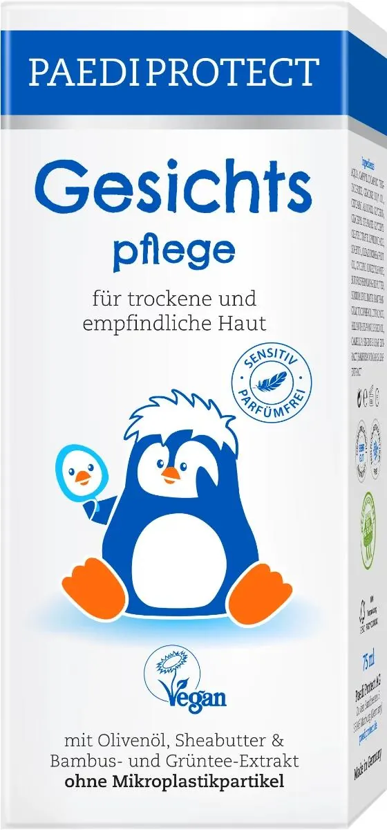 Крем дитячий Paediprotect для обличчя для сухої, чутливої шкіри, 75 мл