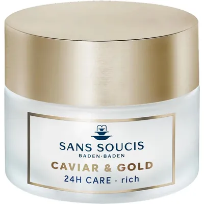 Крем-догляд Sans Soucis Caviar & Gold 24-год антивіковий для сухої шкіри, 50 мл