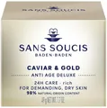 Крем-догляд Sans Soucis Caviar & Gold 24-год антивіковий для сухої шкіри, 50 мл