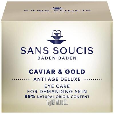 Крем для кожи вокруг глаз Sans Soucis Caviar&Gold антивозрастной, 15 мл
