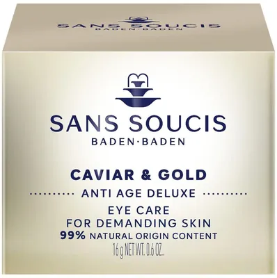 Крем для шкіри навколо очей Sans Soucis Caviar & Gold антивіковий, 15 мл
