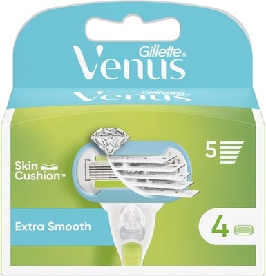 Картриджи сменные для бритья (лезвия) Venus 5 Extra Smooth Embrace, 4 шт
