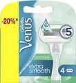 Картриджі змінні для гоління Venus Extra Smooth Sensitive, 4 шт