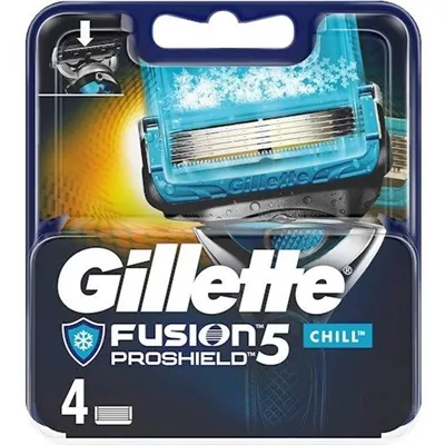 Картриджі змінні для гоління Gillette Fusion 5 ProShield Chill, 4 шт