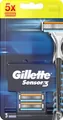 Касети змінні для гоління Gillette Sensor 3, 5 шт