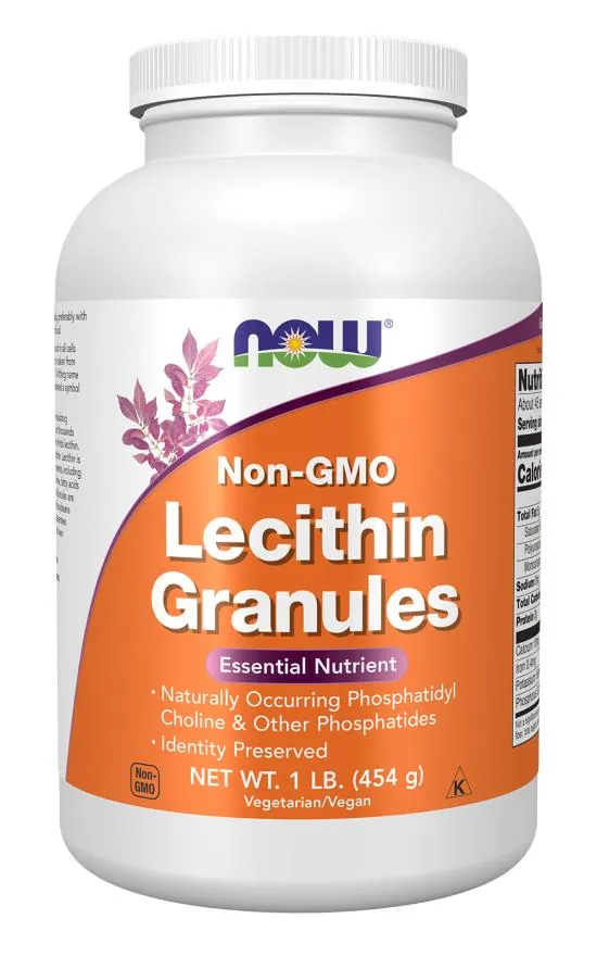 Лецитин NOW Lecithin в гранулах, 454 г