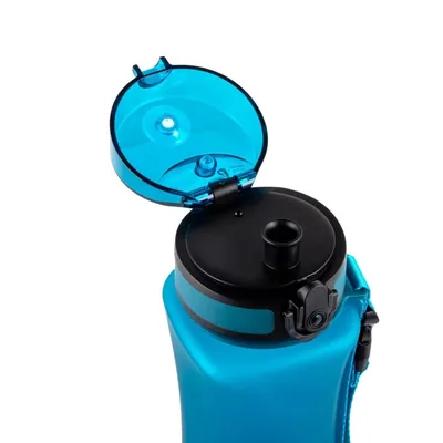 Пляшка для води Sporter 6028 блакитна матова, 700 мл