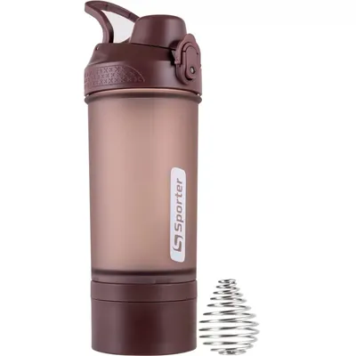 Шейкер Sporter Shaker 1109 дубово коричневий матовий, 550 мл