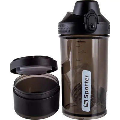 Шейкер Sporter Shaker 1109 чорний, 550 мл