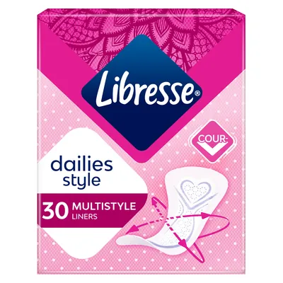 Прокладки щоденні гігієнічні Libresse Dailies Style Multistyle, 30 шт