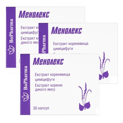 Менолекс капсули №90 (30х3)