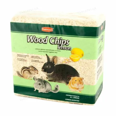 Наповнювач для гризунів Padovan Wood chips Лимон, 1 кг