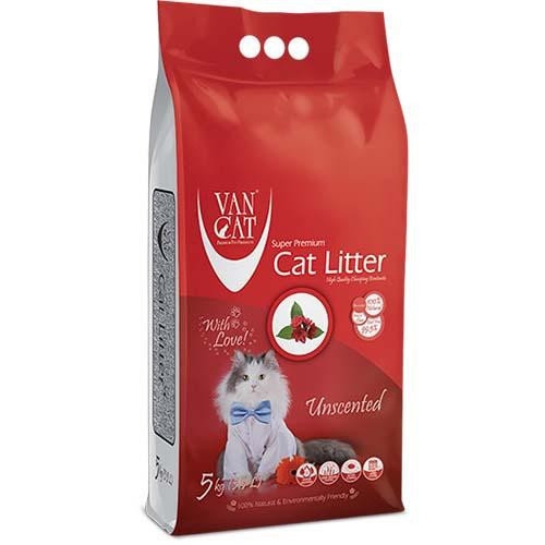 Наполнитель для туалета VanCat Classic бентонитовый без запаха, 5 кг