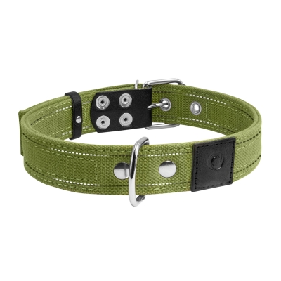 Нашийник Collar з бавовняної стрічки подвійний, ширина 35 мм, довжина 51-63 см