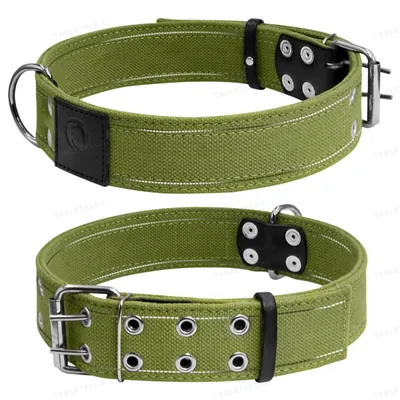 Нашийник Collar з бавовняної стрічки подвійний, ширина 45 мм, довжина 56-71 см