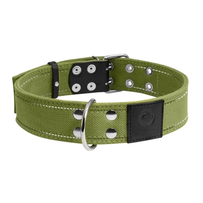 Ошейник Collar из хлопчатобумажной ленты двойной, ширина 45 мм, длина 56-71 см