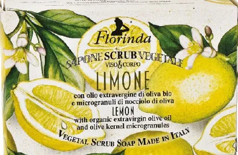Мило-скраб тверде Florinda Lemon Лимон, 200 г