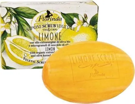 Мило-скраб тверде Florinda Lemon Лимон, 200 г