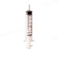 Шприц 2 мл Ayset 3-х компонентный с двумя иглами 23G (0,6 х 32 мм) и 24G (0,55 х 25 мм), 1 штука