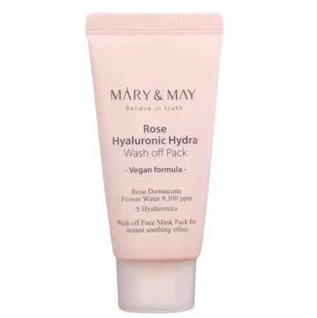 Маска Mary&May очищуюча з екстрактом троянди та гіалуронової кислоти, 30 г