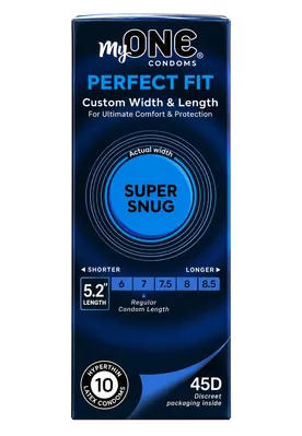 Презервативи My ONE Super Snug ультратонкі супервузькі, 10 штук
