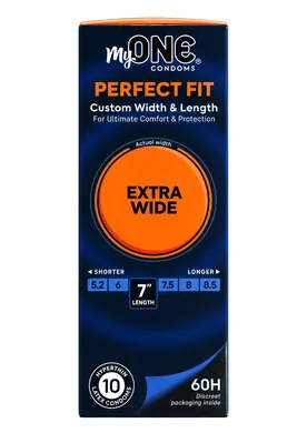 Презервативи My ONE Extra Wide ультратонкі збільшеного розміру, 10 штук