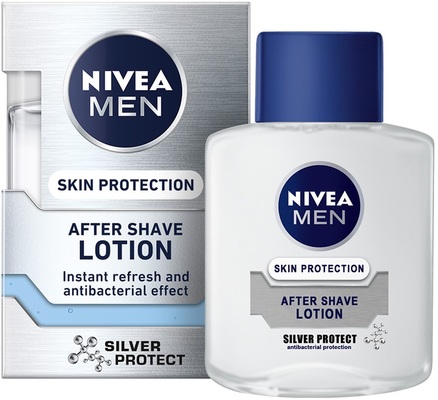 Лосьйон після гоління Nivea Men Срібний захист з іонами срібла і антибактеріальним ефектом, 100 мл