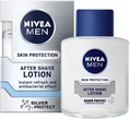 Лосьон после бритья Nivea Men Серебряная защита с ионами серебра и антибактериальным эффектом, 100 мл