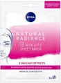 Маска тканинна для обличчя Nivea Природне сяйво збагачена сироваткою (82396), 1 шт