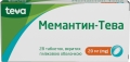 Мемантин-Тева таблетки, в/плів. обол. по 20 мг №28 (14х2)