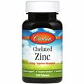 Цинк хелат Carlson Labs Chelated Zinc 30 мг, 100 жувальних таблеток