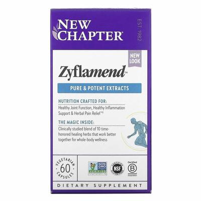 Витамины для всего организма New Chapter Zyflamend Whole Body, 60 капсул