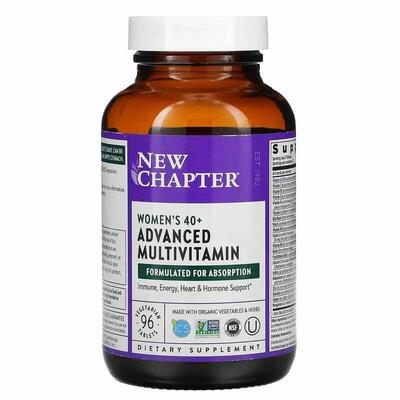 Мультивитамины для женщин 40+ New Chapter Woman's Advanced 40+ Multivitamin, 96 таблеток
