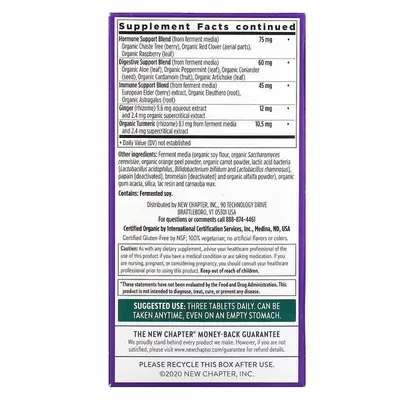 Мультивітаміни для жінок 40+ New Chapter Woman's Advanced 40+ Multivitamin, 96 таблеток