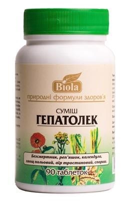 Смесь Биола Гепатолек таблетки №90