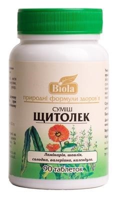 Смесь Биола Щитолек таблетки №90