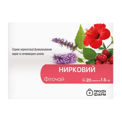 Фіточай Профі Фарм Нирковий у фільтр-пакетах по 1,5 г №20