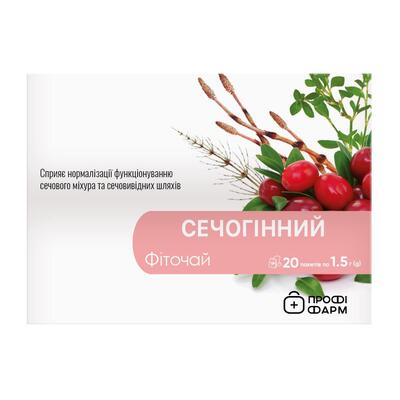 Фиточай Профи Фарм Мочегонный в фильтр-пакетах по 1,5 г №20