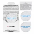 Презервативи Sagami Original 0.02 супертонкі поліуретанові з додатковим змащенням, 3 штуки