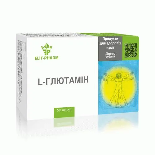 L-глютамін Elit-Pharm капсули №50