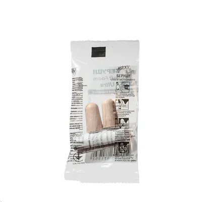 Беруші вкладки вушні MACK`S Safe Sound Ultra Earplugs 64 захист від шуму до 32 дБ, бежеві, 1 пара